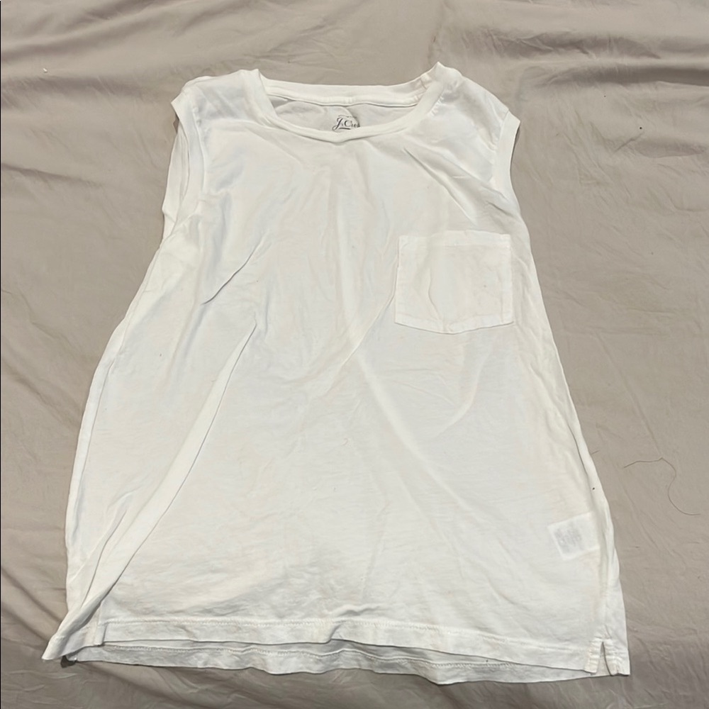 J. Crew Muscle Tank Top with Pocket